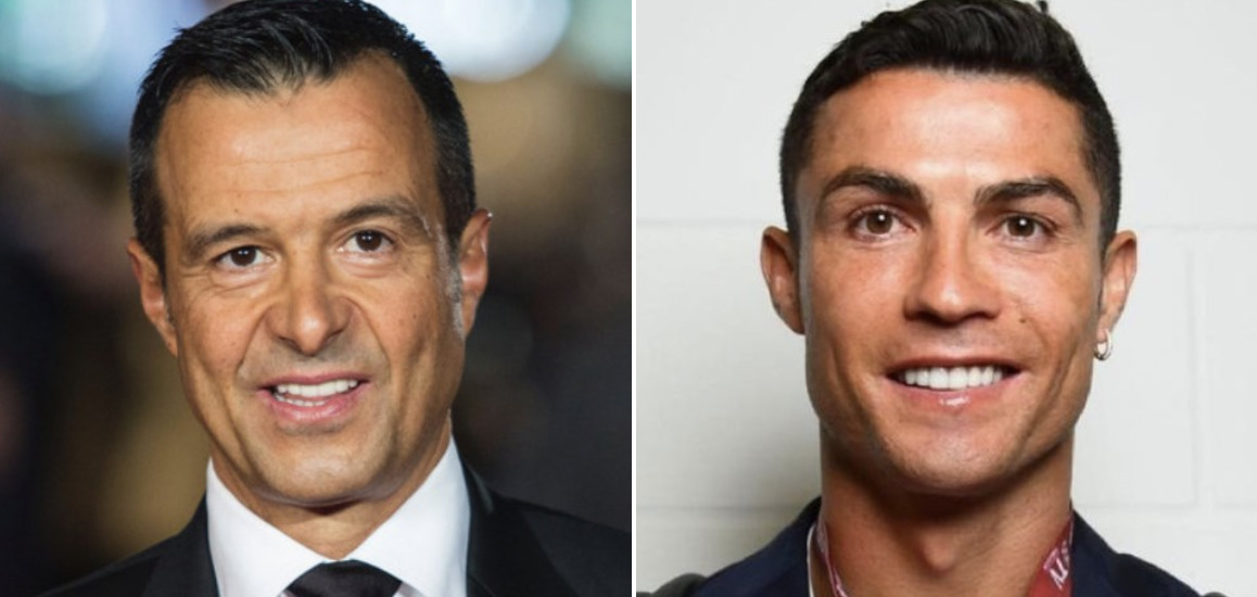 Cristiano Ronaldo e Jorge Mendes