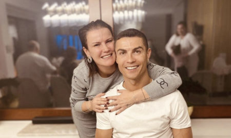 Elma Aveiro e Cristiano Ronaldo