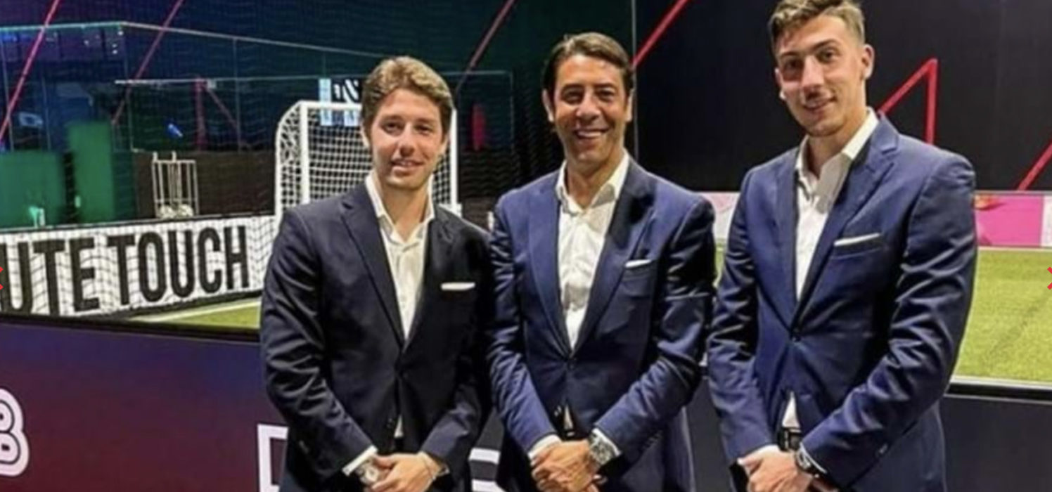 Rui Costa e os filhos