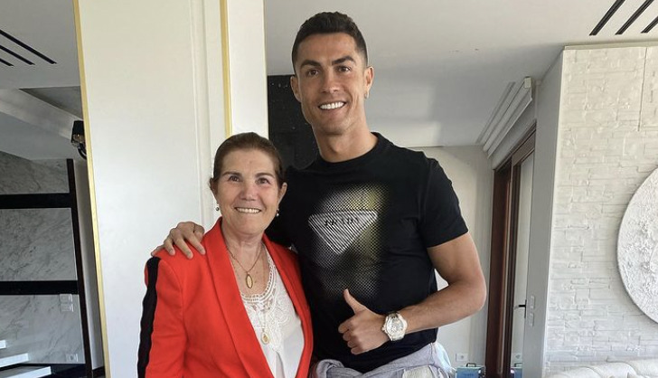 Dolores Aveiro e Cristiano Ronaldo