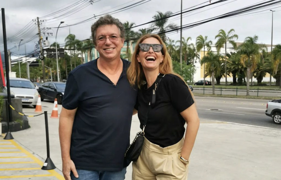 Cristina Ferreira e Boninho da Globo