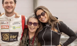 Bernardo Sousa, Bruna Gomes e a mãe Margarida Tomás