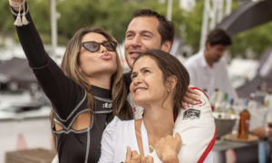 Bruna Gomes, Bernardo Sousa e Mariana Medeiros (irmã de Bernardo)
