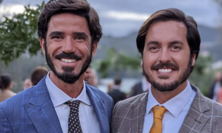 António Bravo e o namorado Luís Aguiar