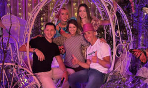 Marie, Miguel Azevedo, Tanya, Bernardo e Bruna