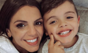 Tatiana Boa Nova e o filho, Lourenço