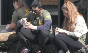 Tiago Feliciano e Carolina Aranda