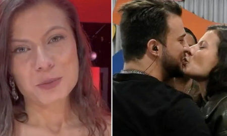 Márcia Soares o momento do beijo de despedida a Francisco Monteiro