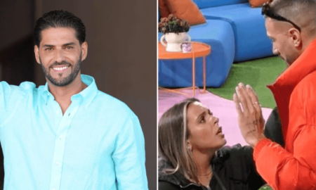 Gonçalo Quinaz e Jéssica a discutir com Ruben no Secret Story