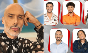 Pedro Crispim e concorrentes nomeados do Secret Story