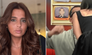 Diana Lopes e Carolina Braga com Luís Gonçalves