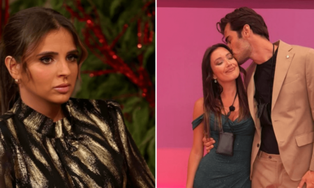 Diana Lopes e Carolina Braga com Diogo Bordin