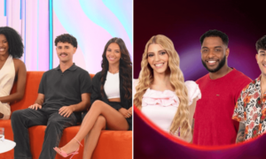 Adrielle, Tomé e Érica e os concorrentes nomeados na 9ª semana do Big Brother
