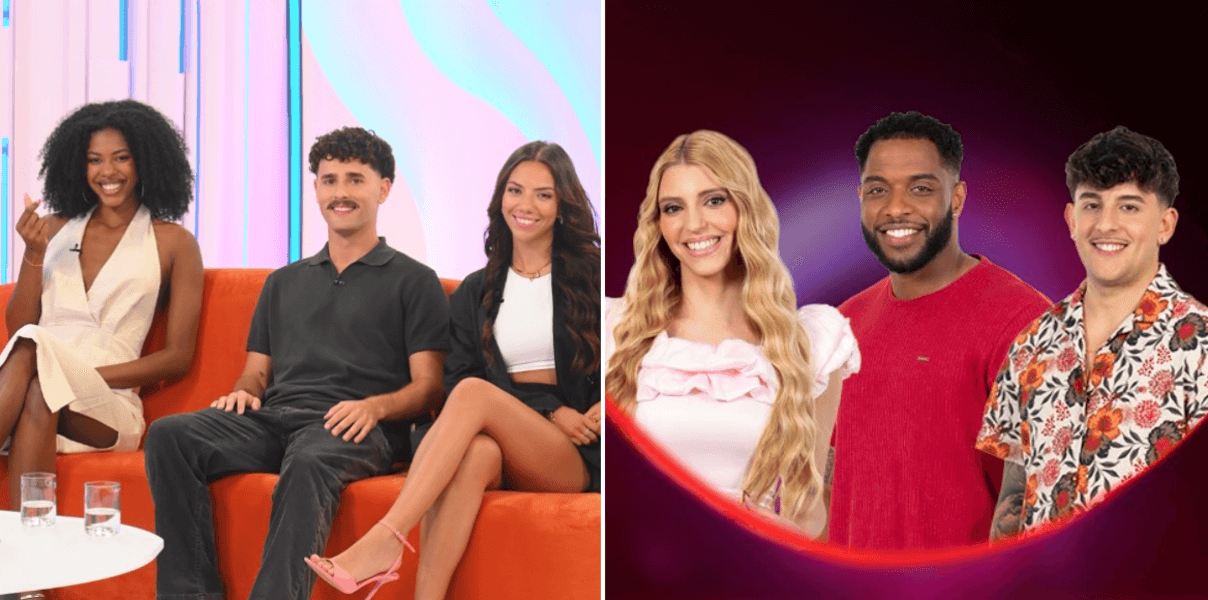 Adrielle, Tomé e Érica e os concorrentes nomeados na 9ª semana do Big Brother