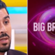 Léo Caeiro e logotipo Big Brother
