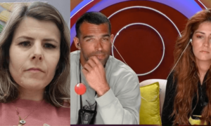 Noélia Pereira, Solange e Luís no confessionário do BB