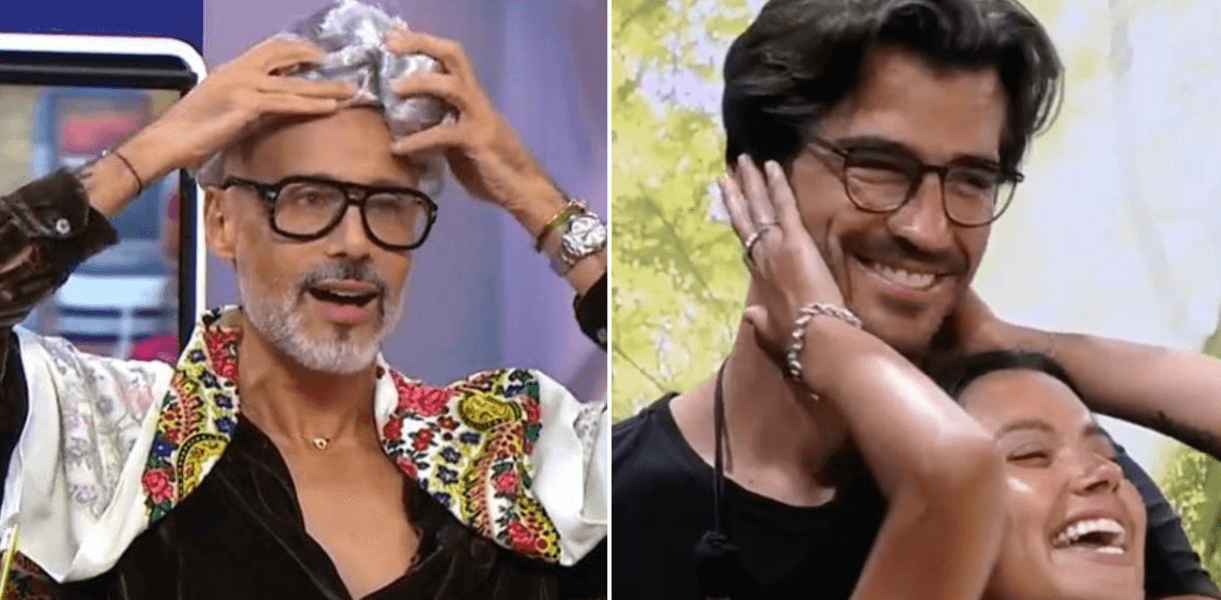 Pedro Crispim e Diogo Bordin com Carolina