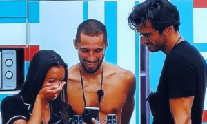 Diogo Bordin, Manuel Rodrigues e Carolina Braga