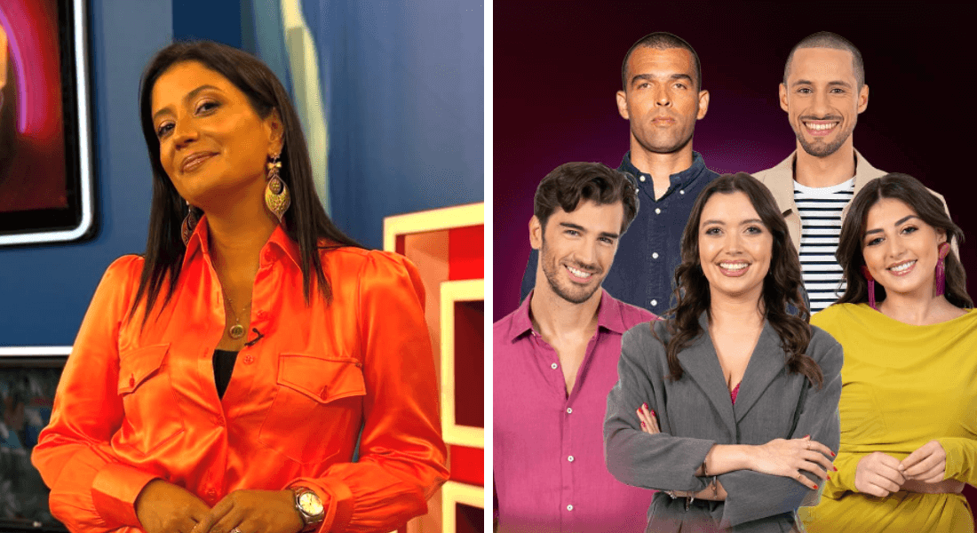 Inês Simões e finalistas do Big Brother