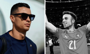 Cristiano Ronaldo e Diogo Jota