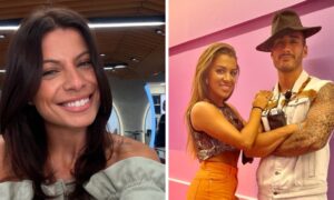 Marcia Soares e Daniela Santos com Afonso Leitão