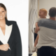 Maria Botelho Moniz com o filho e Pedro Bianchi Prata