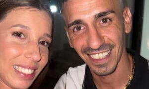Sónia Jesus e o companheiro Vitor Soares - Vitó