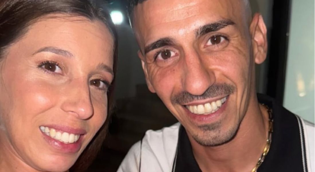 Sónia Jesus e o companheiro Vitor Soares - Vitó