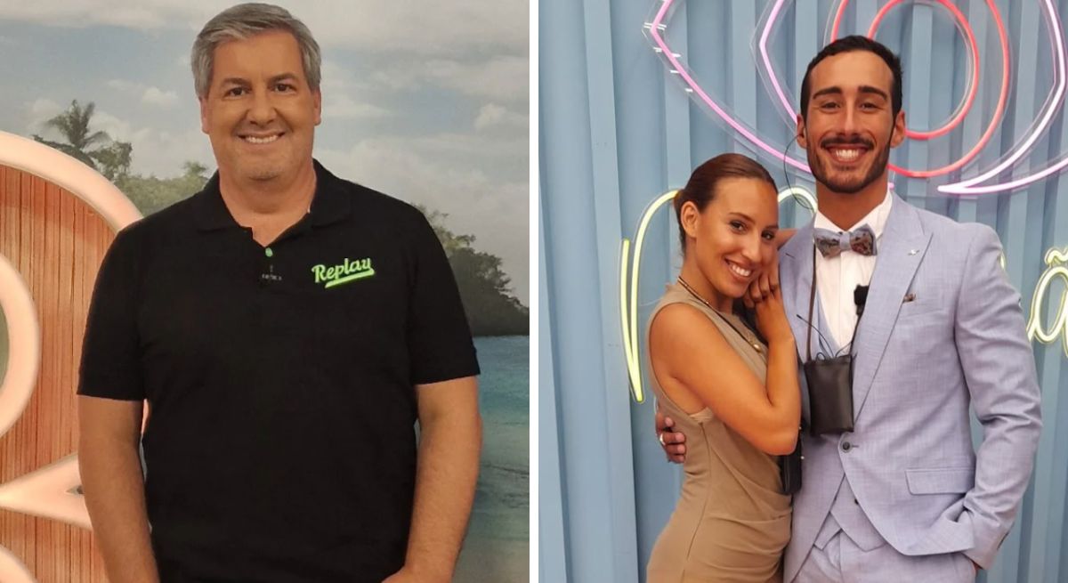 Bruno de Carvalho e Catarina Miranda com Afonso Leitão
