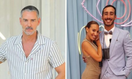 Cláudio Ramos e Catarina Miranda com Afonso Leitão