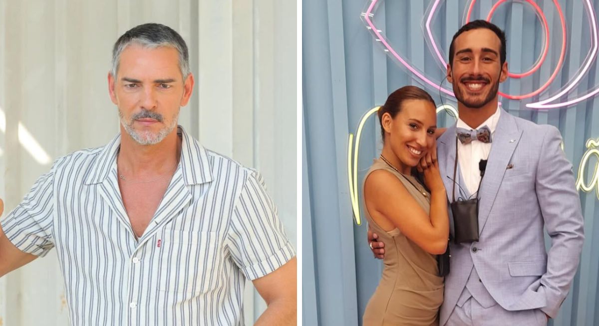 Cláudio Ramos e Catarina Miranda com Afonso Leitão