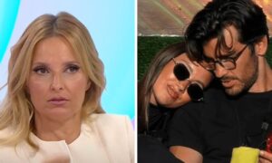 Cristina Ferreira e Carolina Braga com Diogo Bordin