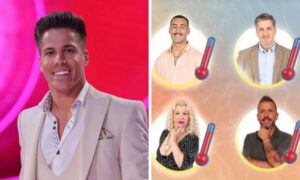 Sérgio Duarte e concorrentes nomeados do Big Brother Verão