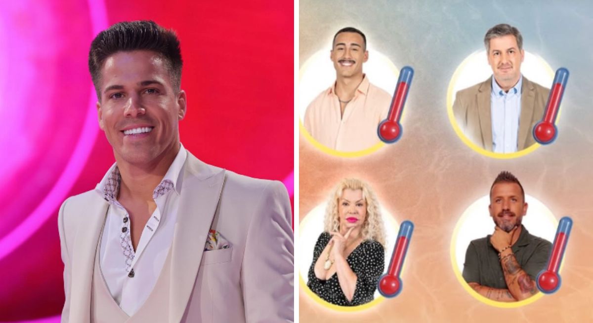 Sérgio Duarte e concorrentes nomeados do Big Brother Verão