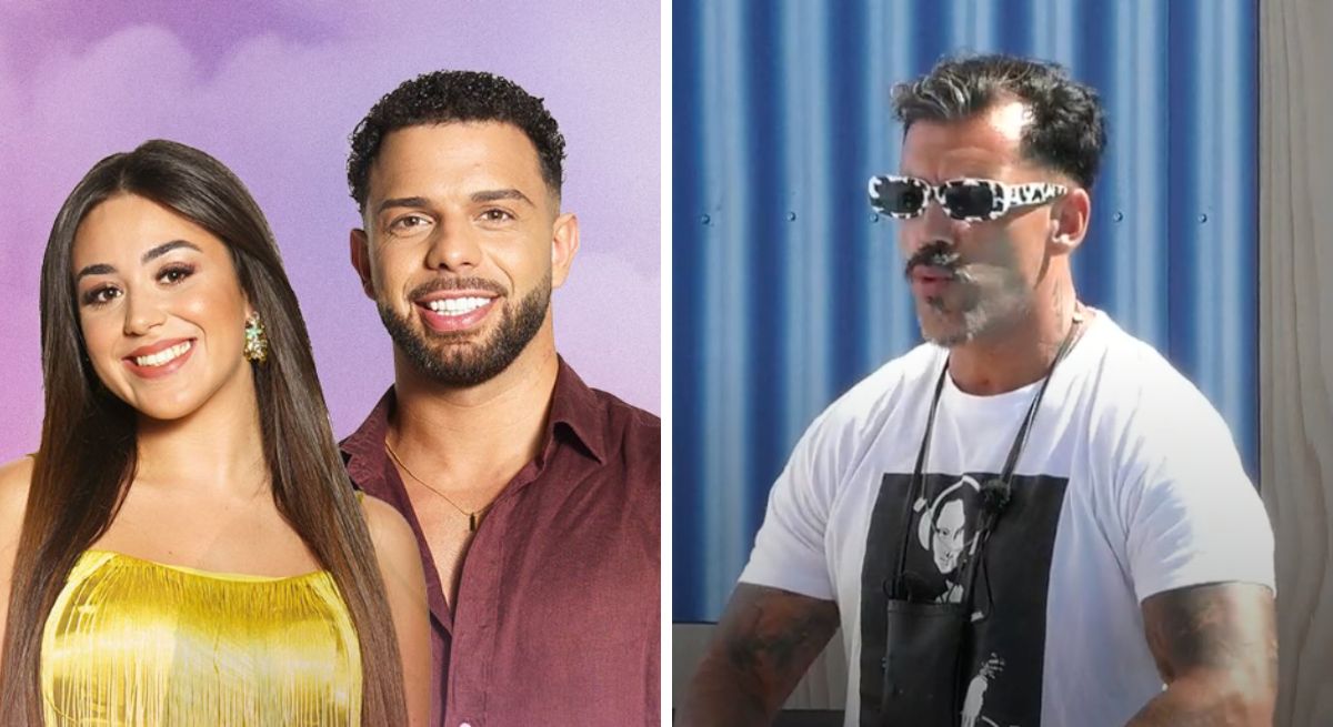Fábio com Liliana e Bruno