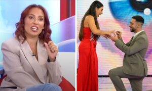 Catarina Miranda e Liliana com o noivo Zé