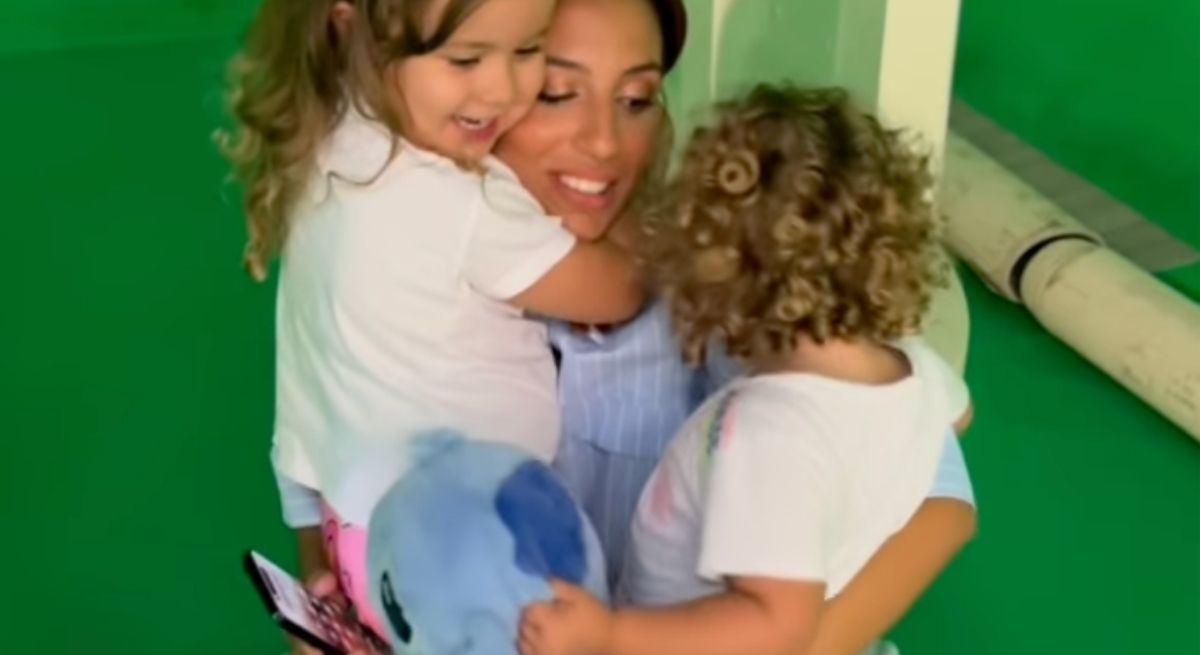 Catarina Miranda e as suas sobrinhas