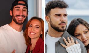 Catarina Miranda com Afonso Leitão e Marcelo Palma com Rita Almeida