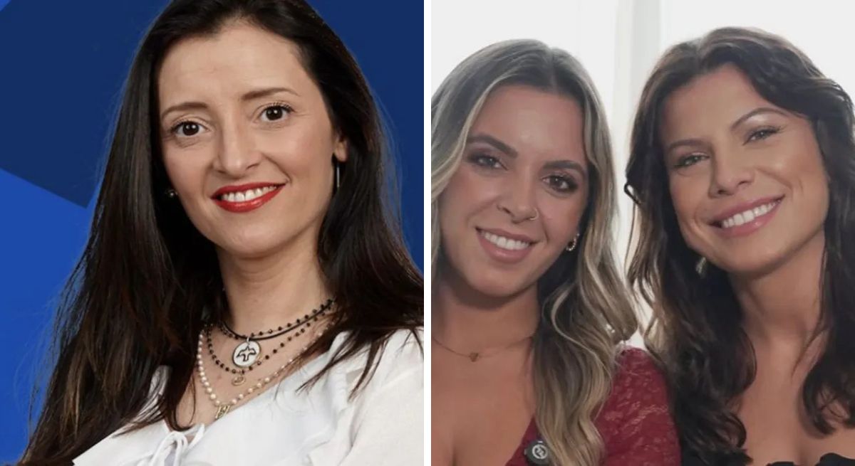 Susana Areal e Marcia Soares com Jéssica Vieira