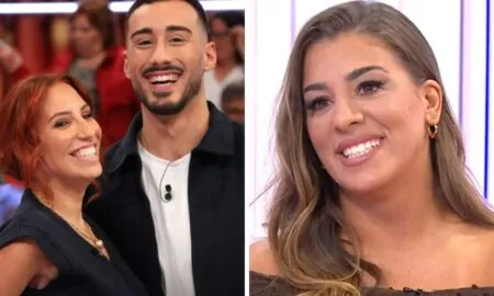 Catarina Miranda com Afonso Leitão e Daniela Santos