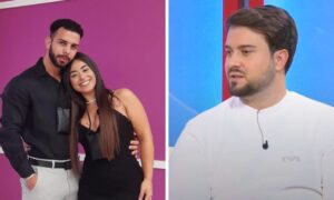 Fábio com Liliana e Francisco Monteiro