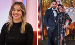 Ana Cristina e Pedro com Marisa