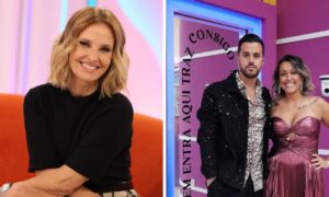 Cristina Ferreira e Pedro Jorge com Marisa