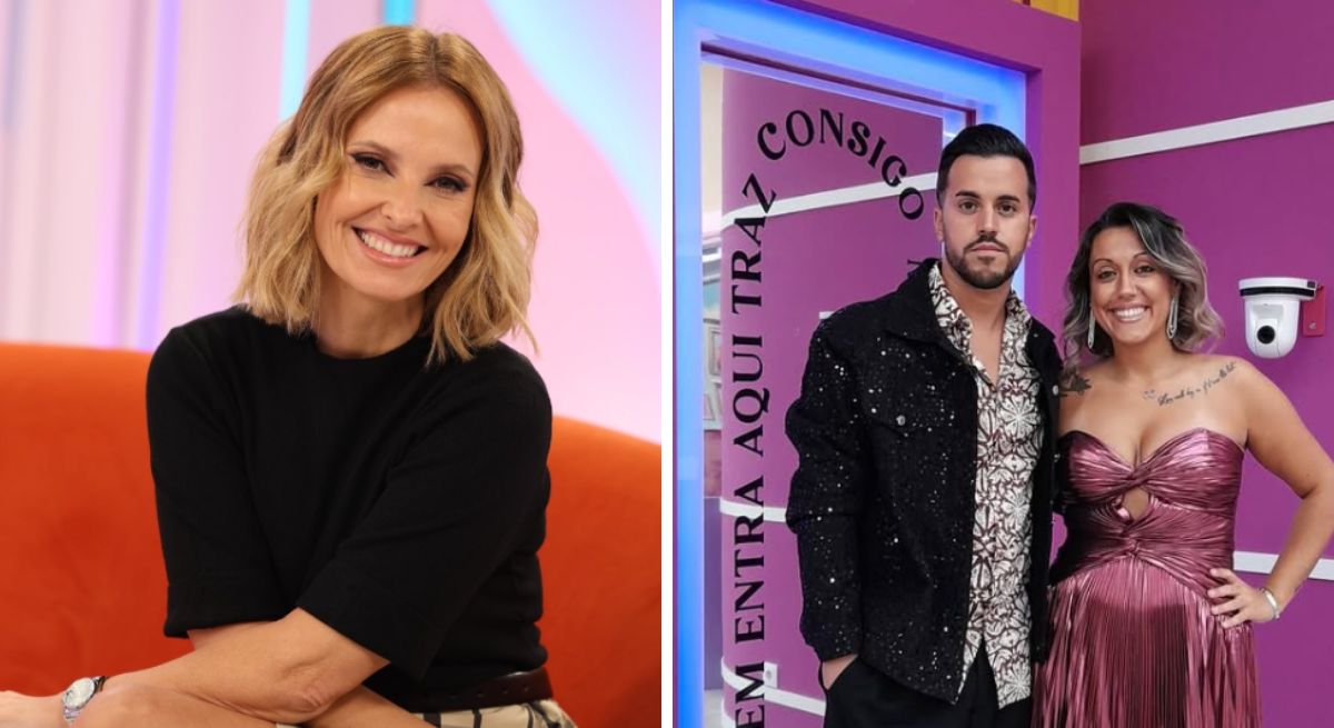 Cristina Ferreira e Pedro Jorge com Marisa