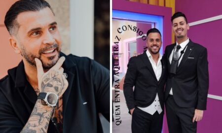 Bruno Savate e Pedro Jorge com Leandro