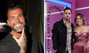 Bruno Savate e Pedro com Marisa