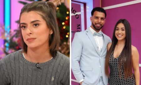 Bruna Basto e Fábio com Liliana