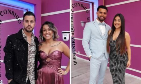 Pedro Jorge com Marisa Pires e Liliana com Fábio