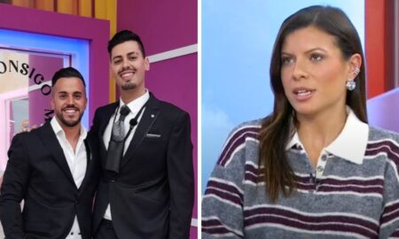 Pedro com Leandro e Marcia Soares