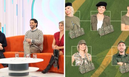 Comentadores e concorrentes em risco da 1ª Companhia na 2ª semana